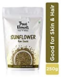 True Elements Raw Sunflower Seeds for Eating 250gm - Protein and Vitamin Rich Seeds